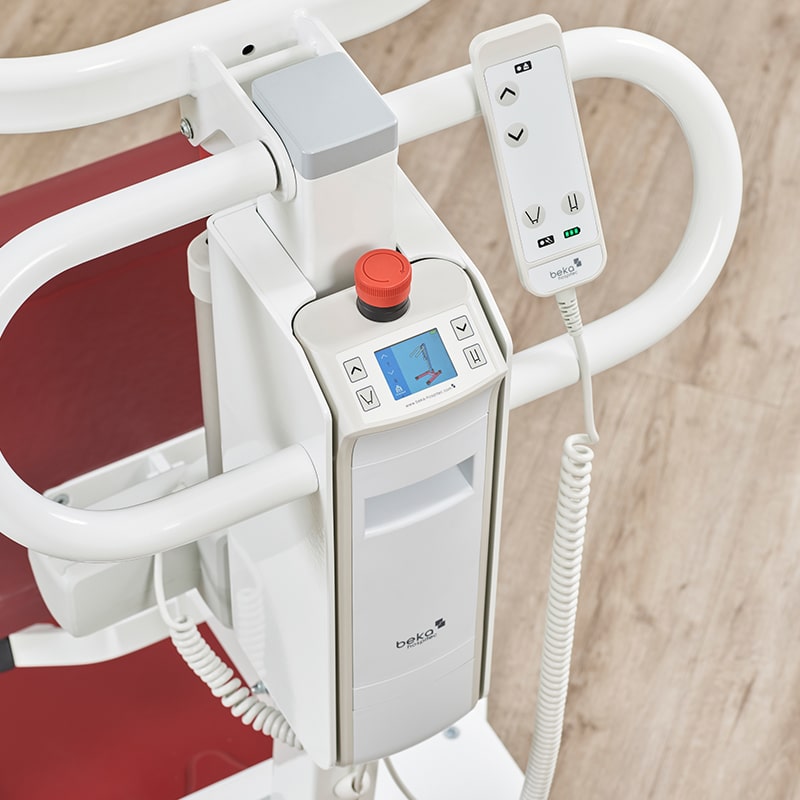 beka nora pro sit to stand lift control panel battery hand control