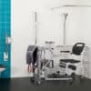 mini lift in use commode chair handicare