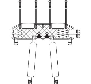 walking sling BW shape diagram