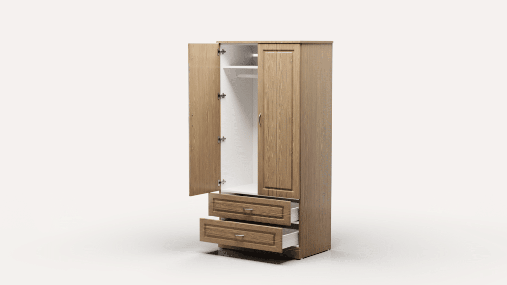 Savaria Elegance Wardrobe Open